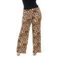 thumbnail image 2 of White Mark Women's Plus Size Printed Palazzo Pants, 2 of 2