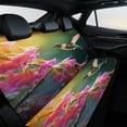 thumbnail image 4 of Flower Hummingbird Car Rear Seat Cover Accessories Universal Fit Car Seat Covers Durable, 4 of 6