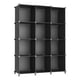 thumbnail image 1 of AWTATOS Organizador de almacenamiento en cubos, estantes de almacenamiento para armario, almacenamiento de plástico apilable, estantería de 12 cubos, organizador de almacenamiento ideal para armario,, 1 of 5