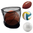 thumbnail image 3 of Meileang Ball Storage Bag Mesh Carry Bag Large Capacity Wear-Resistant Drawstring Sling Basketball Volleyball Carrying Bag, 3 of 7