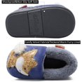 thumbnail image 5 of Plush Warm Slippers for Girls Boys Kids Toddlers Winter Fur Lined Indoor House Home Shoes, 5 of 13