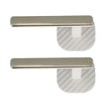 thumbnail image 2 of Curtain Tie Back Hook, Convenient Drapery Holdback White And Gold Easy Using 2PCS  For Bedroom, 2 of 8