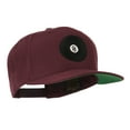 thumbnail image 5 of Eight Ball for Pool Embroidered Low Profile Dyed Cotton Twill Cap - Maroon OSFM, 5 of 5
