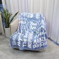 thumbnail image 2 of Sympathy Gifts, Mothers Day Birthday Gift for Friend, Inspirational &Compassion You are Awesome Throw Blankets Gifts for Men Sister Mom Grandma 50X 60(Blue), 2 of 6