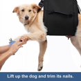 thumbnail image 2 of Arnés de transporte para perros XL, color negro, mochila de emergencia para mascotas, arnés de elevación para perros para cortar uñas en caso de lesiones en las articulaciones, 2 of 5