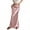 Pink, variant on Women's Satin Fishtail Skirt, Solid Color High Waist Bodycon Midi Skirt, Elegant Slit Party Skirt for Wedding Guest, Evening and Club,Beige,L