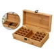 thumbnail image 1 of Caja de Aceite Esencial, 25 Tragamonedas Esenciales Almacenamiento de Aceite Caja de Almacenamiento de Aceites Rack Holds 5-15ml Botellas de rejillas perfecl soportes de aceite esencial, 1 of 8