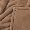 thumbnail image 4 of Home Soft Things Milk Flannel Blanket - Taupe - 120" x 120", 4 of 7