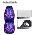 thumbnail image 6 of Uorisanigo Purple Butterfly Car Seat Covers Universal Front Car Seats Waterproof Anti-Slip Back Fabric Removable Automotive Accessories Suitable for Cars, SUV and Trucks, 6 of 7