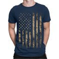 thumbnail image 2 of Pxiakgy Mens Independence Day Flag Is Fashionable Casual Soft And Comfortable Small Printed Cotton T Shirt With Rund Neck And Short Sleeves Top Navy + XXL, 2 of 4