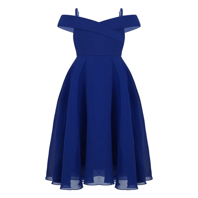 CHICTRY Juniors Grandes Filles Off-the-Shoulder Bal Cocktail Soirée Robe Perles Brillantes Robe de Fête d'Anniversaire Rose 8