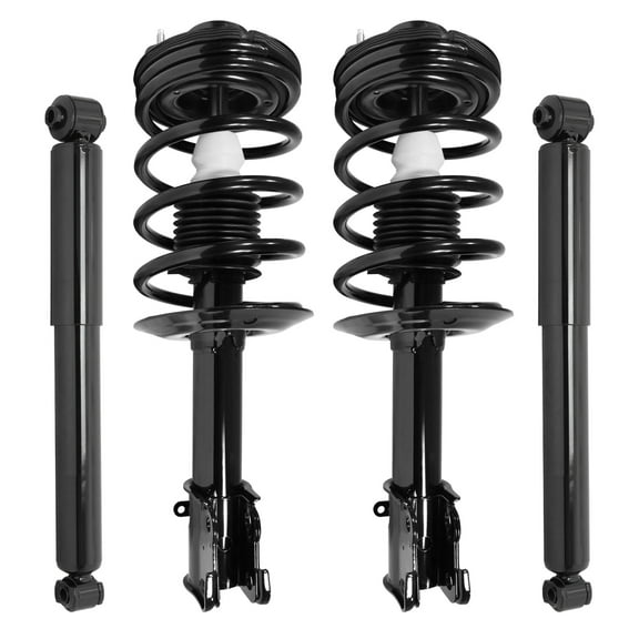 Unity Automotive Front & Rear Complete Strut Assembly Shock Kit Fits 2001-2010 Chrysler PT Cruiser, 4-11074-253010-001