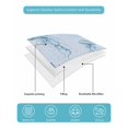 thumbnail image 3 of Quilts Queen Size Bedding Set, Jellyfish Coastal Reversible Summer Quilt 3 Pieces, Nautical Seaside Coral Starfish Conch Lightweight Bedspreads Coverlets with 2 Pillow Shams for All Seasons, 3 of 4