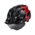 thumbnail image 3 of LOVIVER Bike Helmet Modern Bicycle Helmet for Skateboarding Commuting Inline Skating Black Red, 3 of 8