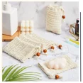 thumbnail image 4 of 10-30 bolsas exfoliantes hechas a mano para guardar jabón, bolsas de sisal natural, bolsas de malla para jabón con cordón para usar en la ducha o en el baño, 4 of 6