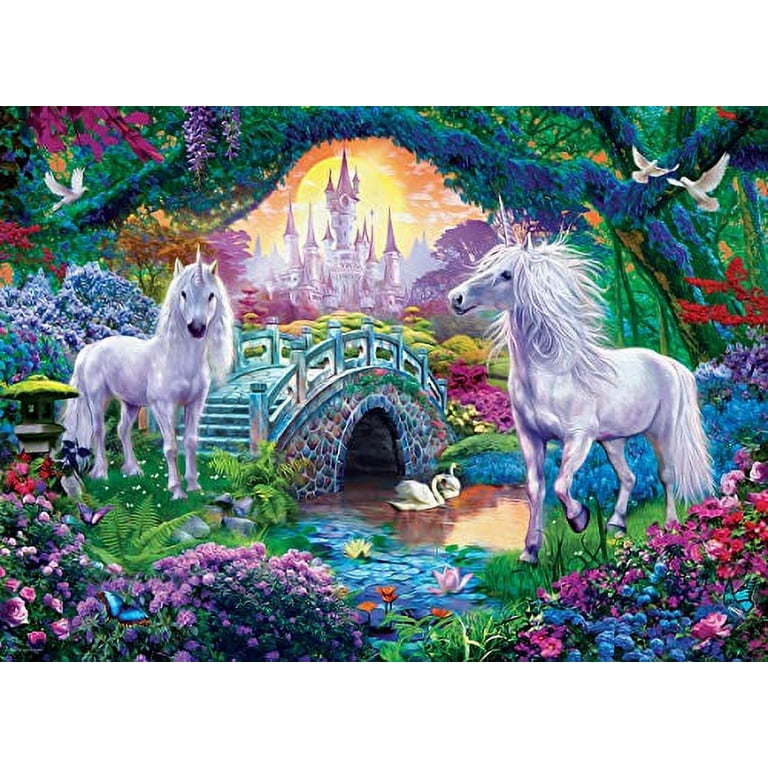 EuroGraphics Unicorn Fairy Land Puzzle, 500 Pieces, Fantasy Dreams