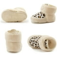 thumbnail image 5 of Infant Baby Boys Girls Cowboy Boots Tassel Snow Boots Warm Winter Fur Lining Newborn Prewalker Ankle Boot, 5 of 6