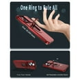 thumbnail image 2 of for iPhone 15 Pro Case with Sliding Window Protection, Compatible with MagSafe 360 Rotating Strong Magnetic Bracket Shockproof Drop Protective Phone Case for iPhone 15 Pro, Red, 2 of 6