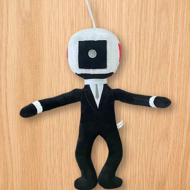 Juguete relleno divertido juguetes de peluche suave niños regalos de cumpleaños (hombre de cámara) blanco