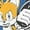 White, variant on Boys Sonic the Hedgehog Trio Group Shot T Shirt