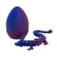 thumbnail image 5 of Figura de dragón chino impresa en 3D con forma de dragón en huevo para niños a partir de 6 años (violeta láser), 5 of 7