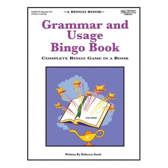 Grammar and Usage Bingo Book: Complete Bingo Game In A Book (Paperback) by Rebecca Stark