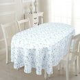 thumbnail image 2 of Modern Oval Tablecloth for Oval Table Waterproof Table Cloths for Dining Room Indoor Outdoor Home Decorative Table Cloth-60x102in, 2 of 6