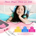 thumbnail image 7 of Kids Smart Phone Toys for Girls Ages 3-7 with Dual Camera, 2.8" Touchscreen Toddler Phone with Learning Games, Video Player Travel Toys with MP3 Music Player for Christmas Birthday Gifts, Pink, 7 of 7