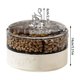 thumbnail image 3 of Puntoco Liquidación de suministros de cocina Bandeja de frutos secos para el hogar Sala de estar Mesa de té Bandeja para bocadillos de frutos secos Bandeja de frutas de alto valor Caja de dulces C, 3 of 5
