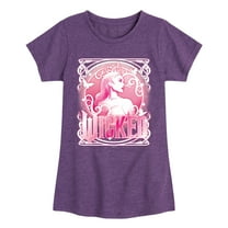 Wicked - Glinda Portrait - Girls Toddler and Youth Fitted Short Sleeve Graphic Tee