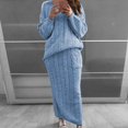 thumbnail image 2 of Suéter de punto con cuello en V para mujer, ropa de moda, suéter de punto con aguja torcida, 2 of 6