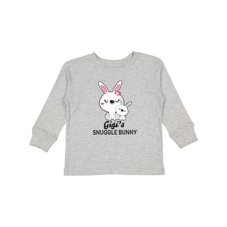 

Inktastic Gigis Snuggle Bunny Easter Gift Toddler Boy Girl Long Sleeve T-Shirt