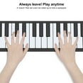 thumbnail image 6 of Limited Time Deal karymi Hand Rolled Piano 49 Keys Portable Toy Folding Soft Keyboard Introductory Keyboard Instrument Family Gifts Weekly Deal Weekly Deal, 6 of 9