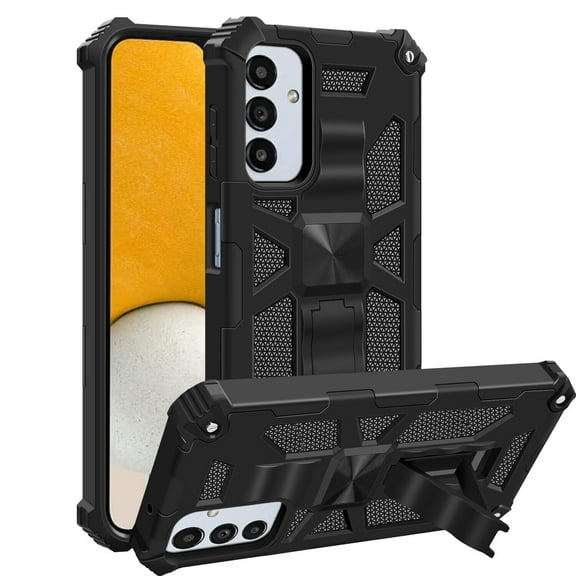 FIEWESEY Compatible for Samsung Galaxy A14 5G Phone Case,Military Grade Anti-Drop Shockproof Armor Protection Case Built-in Kickstand Cover for A14 5G(Blue)