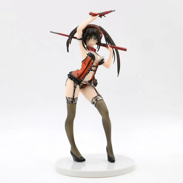 Hentai figura de chica de Anime Sexy, figura de chica con cita en vivo, Colección Tokisaki Kurumi, figura de chica fundida Fivean unisex