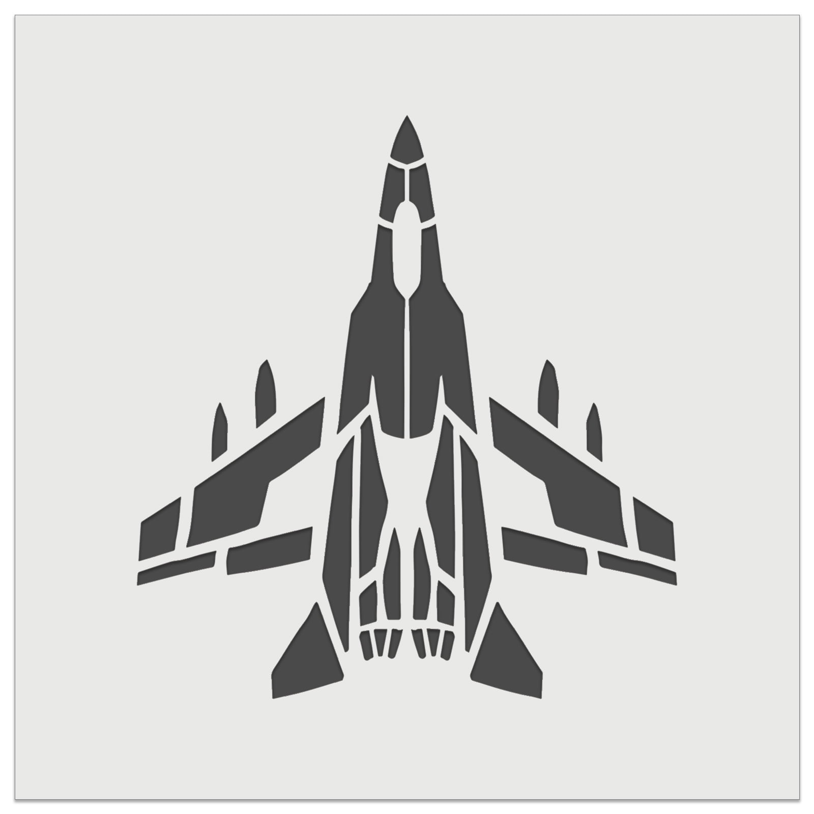 Fighter Jet War Plane Combat Vehicle With Missiles DIY Cookie Wall 