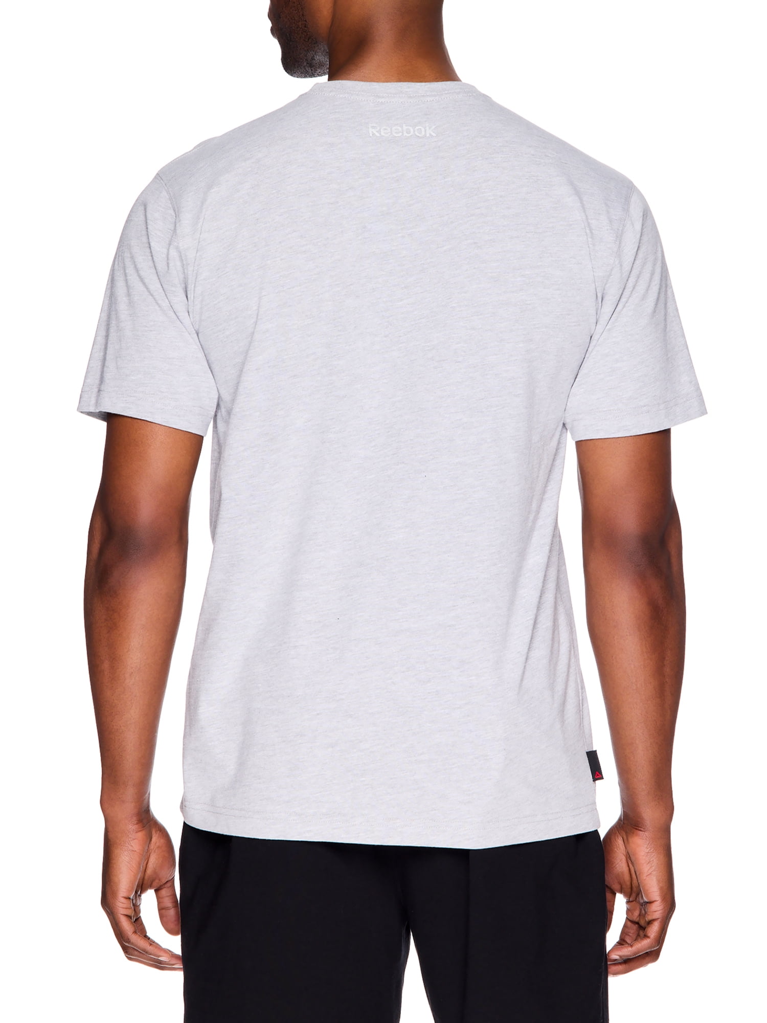 Reebok Mens and Big Mens Active Delta Fade Graphic Tee, up to Size 3XL