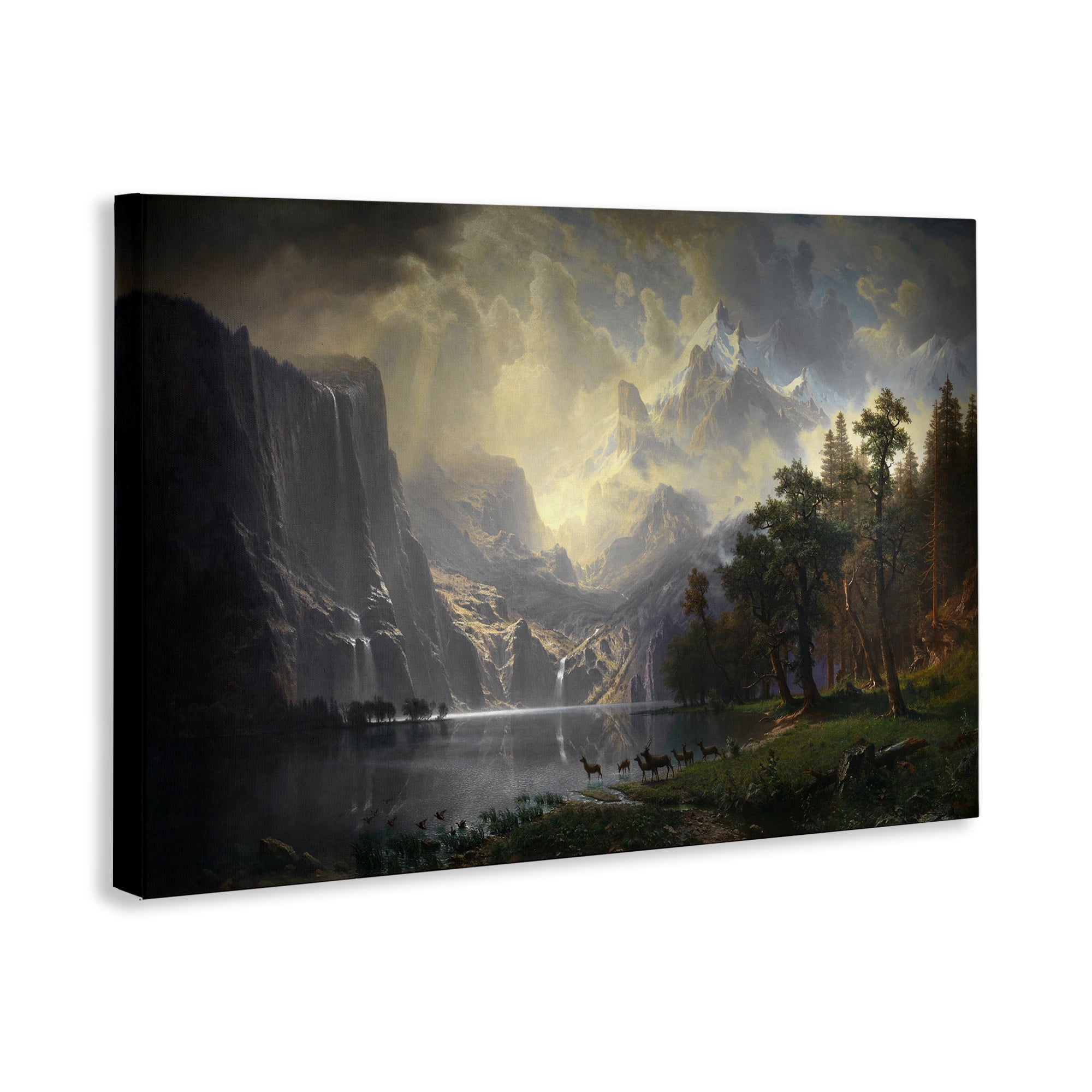 Stupell Industries Among Sierra Nevada Mountains Landscape & Nature Painting Wrapped Canvas Art Print Wall Art, 30 x 20