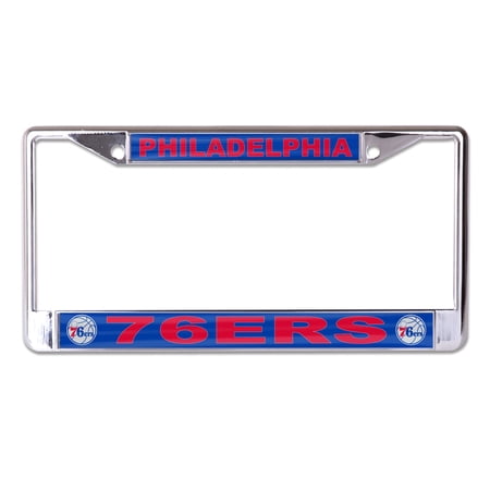 WinCraft Philadelphia 76ers Primary Logo S/L Metal License Plate Frame