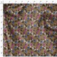 thumbnail image 4 of Soimoi Silk Fabric Leaves & Floral Artistic Decor Fabric Printed Yard 42 Inch Wide, 4 of 5