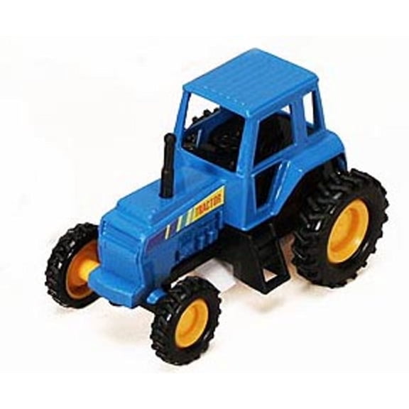 Farm Tractor, Blue - Showcasts 9661D - 4 Inch Scale Diecast Model Replica (Brand New, but NOT IN BOX)