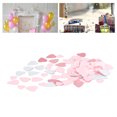 thumbnail image 4 of Confeti De Fiesta Confeti De Boda 100g Confeti De Papel Rosa Blanco Oro Rosa Brillo Decoración De Mesa De Fiesta Confeti Ecológico Para Novia Baby Shower Corazón ANGGREK Otros, 4 of 8