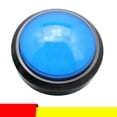thumbnail image 2 of EeaseCA 2Pcs Game Answer Buzzer Electronic Responder Toy Digital Responder Big Buttons with Lamp without Battery (Red, Blue), 2 of 9