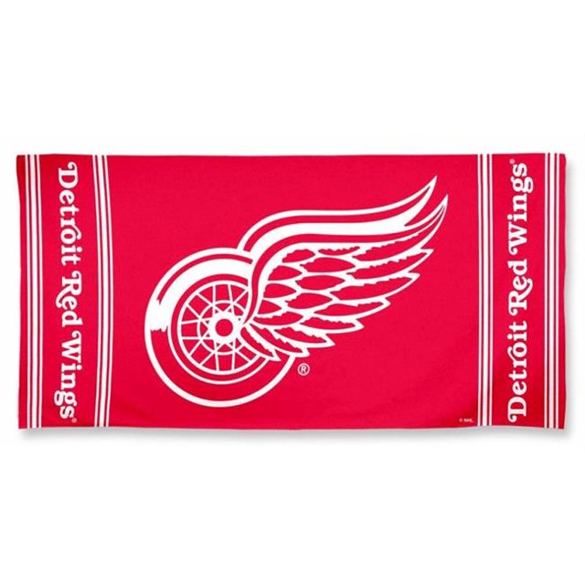 Detroit Red Wings Towel 30x60 Beach Style