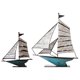 thumbnail image 2 of Vintage barco náutico artesanías decoración de estante Zulema barco de vela náutico, 2 of 8