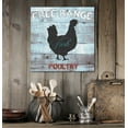 thumbnail image 2 of Free Range Poultry Gallery-Wrapped Canvas Wall Art, 16x16, 2 of 5