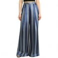 thumbnail image 1 of Mujeres Estiramiento Satén Pantalones Impresos Casual de Moda Longitud Regular para Primavera Verano, 1 of 5