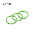thumbnail image 3 of Unique Bargains Split Keychain Rings, 30mm/1.2inch Round Flat Key Holder, Green, 24Pcs, 3 of 5
