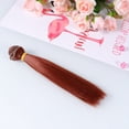 thumbnail image 2 of BESTYASH 5-Pack Dark Red Straight Hair Extensions for Doll Accessories with High Temperature Silk Fiber, 2 of 8