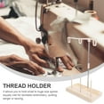 thumbnail image 4 of FONDOTIN Sewing Thread Stand White Plastic and Metal Stable for Embroidery Quilting, 4 of 5